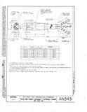 Manufacturer's drawing for Generic Parts - Aviation General Manuals. Drawing number AN3431