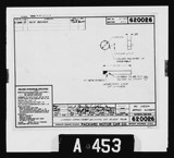 Manufacturer's drawing for Packard Packard Merlin V-1650. Drawing number 620026