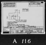 Manufacturer's drawing for Lockheed Corporation P-38 Lightning. Drawing number 191112