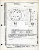 Manufacturer's drawing for Generic Parts - Aviation Standards. Drawing number an3030