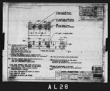 Manufacturer's drawing for North American Aviation B-25 Mitchell Bomber. Drawing number 98-517050
