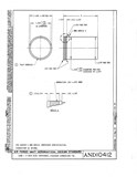Manufacturer's drawing for Generic Parts - Aviation General Manuals. Drawing number AND10412