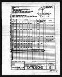 Manufacturer's drawing for North American Aviation AT-6 Texan / Harvard. Drawing number 1E1