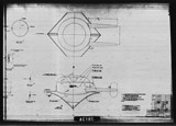Manufacturer's drawing for North American Aviation B-25 Mitchell Bomber. Drawing number 98-73004