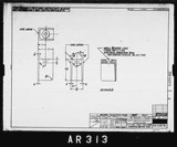 Manufacturer's drawing for North American Aviation B-25 Mitchell Bomber. Drawing number 98-55076