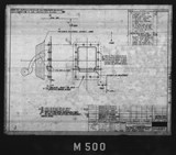 Manufacturer's drawing for North American Aviation B-25 Mitchell Bomber. Drawing number 98-53307