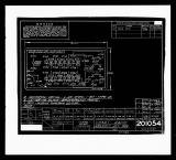 Manufacturer's drawing for Lockheed Corporation P-38 Lightning. Drawing number 201054