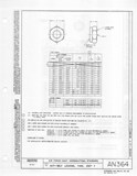 Manufacturer's drawing for Generic Parts - Aviation General Manuals. Drawing number AN364