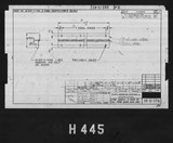 Manufacturer's drawing for North American Aviation B-25 Mitchell Bomber. Drawing number 98-61306