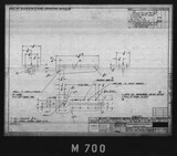 Manufacturer's drawing for North American Aviation B-25 Mitchell Bomber. Drawing number 98-61154