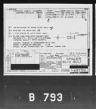 Manufacturer's drawing for Boeing Aircraft Corporation B-17 Flying Fortress. Drawing number 1-23750