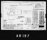 Manufacturer's drawing for North American Aviation B-25 Mitchell Bomber. Drawing number 36-73105_AR - Standards