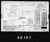 Manufacturer's drawing for North American Aviation B-25 Mitchell Bomber. Drawing number 36-73105_AR - Standards