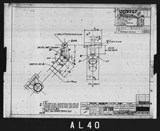 Manufacturer's drawing for North American Aviation B-25 Mitchell Bomber. Drawing number 98-531539