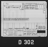 Manufacturer's drawing for North American Aviation P-51 Mustang. Drawing number 102-54818