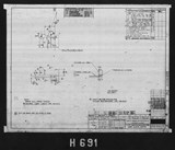 Manufacturer's drawing for North American Aviation B-25 Mitchell Bomber. Drawing number 106-61116