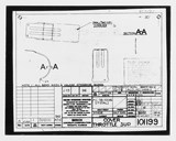 Manufacturer's drawing for Beechcraft AT-10 Wichita - Private. Drawing number 101199