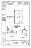 Manufacturer's drawing for Vickers Incorporated Spitfire. Drawing number 35141