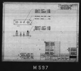 Manufacturer's drawing for North American Aviation B-25 Mitchell Bomber. Drawing number 98-54070