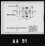 Manufacturer's drawing for Boeing Aircraft Corporation B-17 Flying Fortress. Drawing number 21-9839