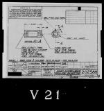 Manufacturer's drawing for Lockheed Corporation P-38 Lightning. Drawing number 202588