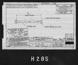 Manufacturer's drawing for North American Aviation B-25 Mitchell Bomber. Drawing number 98-588194