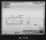 Manufacturer's drawing for North American Aviation B-25 Mitchell Bomber. Drawing number 98-61639