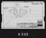 Manufacturer's drawing for North American Aviation B-25 Mitchell Bomber. Drawing number 98-62436