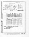 Manufacturer's drawing for Generic Parts - Aviation General Manuals. Drawing number AN775