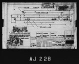 Manufacturer's drawing for North American Aviation B-25 Mitchell Bomber. Drawing number 108-54211