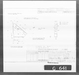 Manufacturer's drawing for Bell Aircraft P-39 Airacobra. Drawing number 33-724-006