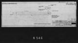 Manufacturer's drawing for North American Aviation B-25 Mitchell Bomber. Drawing number 98-531524