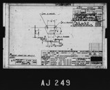Manufacturer's drawing for North American Aviation B-25 Mitchell Bomber. Drawing number 108-58474