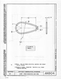 Manufacturer's drawing for Generic Parts - Aviation General Manuals. Drawing number AN904
