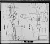 Manufacturer's drawing for Lockheed Corporation P-38 Lightning. Drawing number 201367