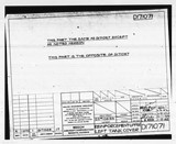 Manufacturer's drawing for Beechcraft Beech Staggerwing. Drawing number D171071