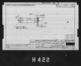Manufacturer's drawing for North American Aviation B-25 Mitchell Bomber. Drawing number 98-61144