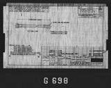 Manufacturer's drawing for North American Aviation B-25 Mitchell Bomber. Drawing number 98-51844