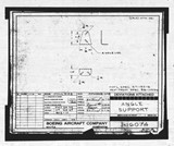Manufacturer's drawing for Boeing Aircraft Corporation B-17 Flying Fortress. Drawing number 1-16074