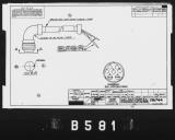 Manufacturer's drawing for Lockheed Corporation P-38 Lightning. Drawing number 196744