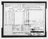 Manufacturer's drawing for Boeing Aircraft Corporation B-17 Flying Fortress. Drawing number 21-4884