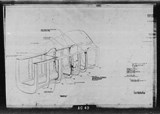Manufacturer's drawing for North American Aviation B-25 Mitchell Bomber. Drawing number 98-54310