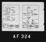 Manufacturer's drawing for North American Aviation B-25 Mitchell Bomber. Drawing number 2c19