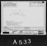 Manufacturer's drawing for Lockheed Corporation P-38 Lightning. Drawing number 198501