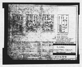 Manufacturer's drawing for Boeing Aircraft Corporation B-17 Flying Fortress. Drawing number 1-17459