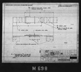 Manufacturer's drawing for North American Aviation B-25 Mitchell Bomber. Drawing number 98-61142