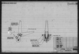 Manufacturer's drawing for North American Aviation B-25 Mitchell Bomber. Drawing number 98-522155