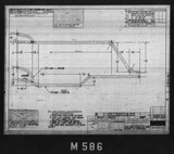 Manufacturer's drawing for North American Aviation B-25 Mitchell Bomber. Drawing number 98-53936
