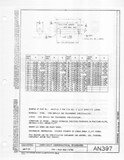 Manufacturer's drawing for Generic Parts - Aviation General Manuals. Drawing number AN397
