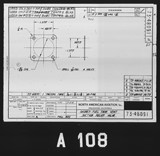 Manufacturer's drawing for North American Aviation P-51 Mustang. Drawing number 73-48091